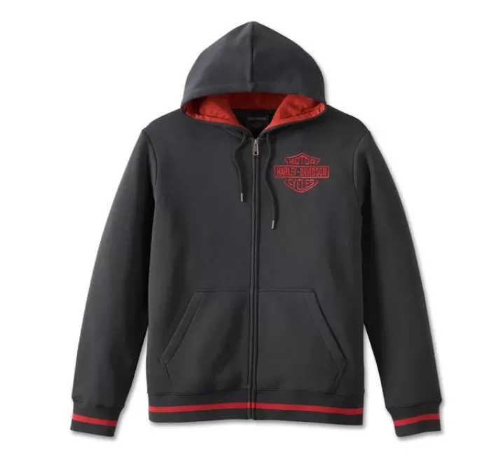 Mens harley shop davidson pullover hoodie